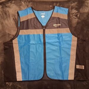 NWT Amazon Flex DSP Unisex Delivery Driver High Visibility Full Zip Vest 4XL/5XL